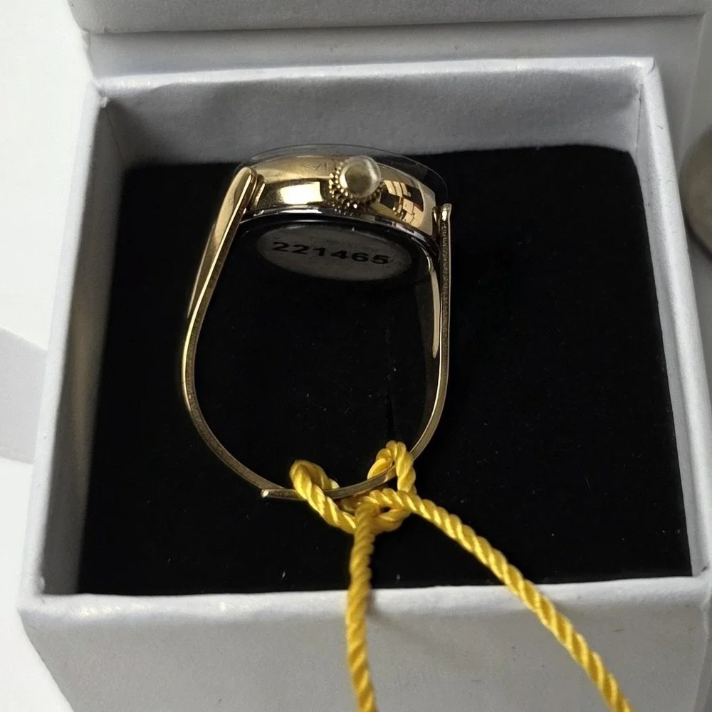 NEW Invicta Angel Women's Ring Watch - 17.5mm, Gold (44483) #0427
